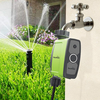 Smart Garden Watering System,Home Garden Automatic Watering Drip Irrigation Drip Watering Via RainPoint APP Control With Monitor