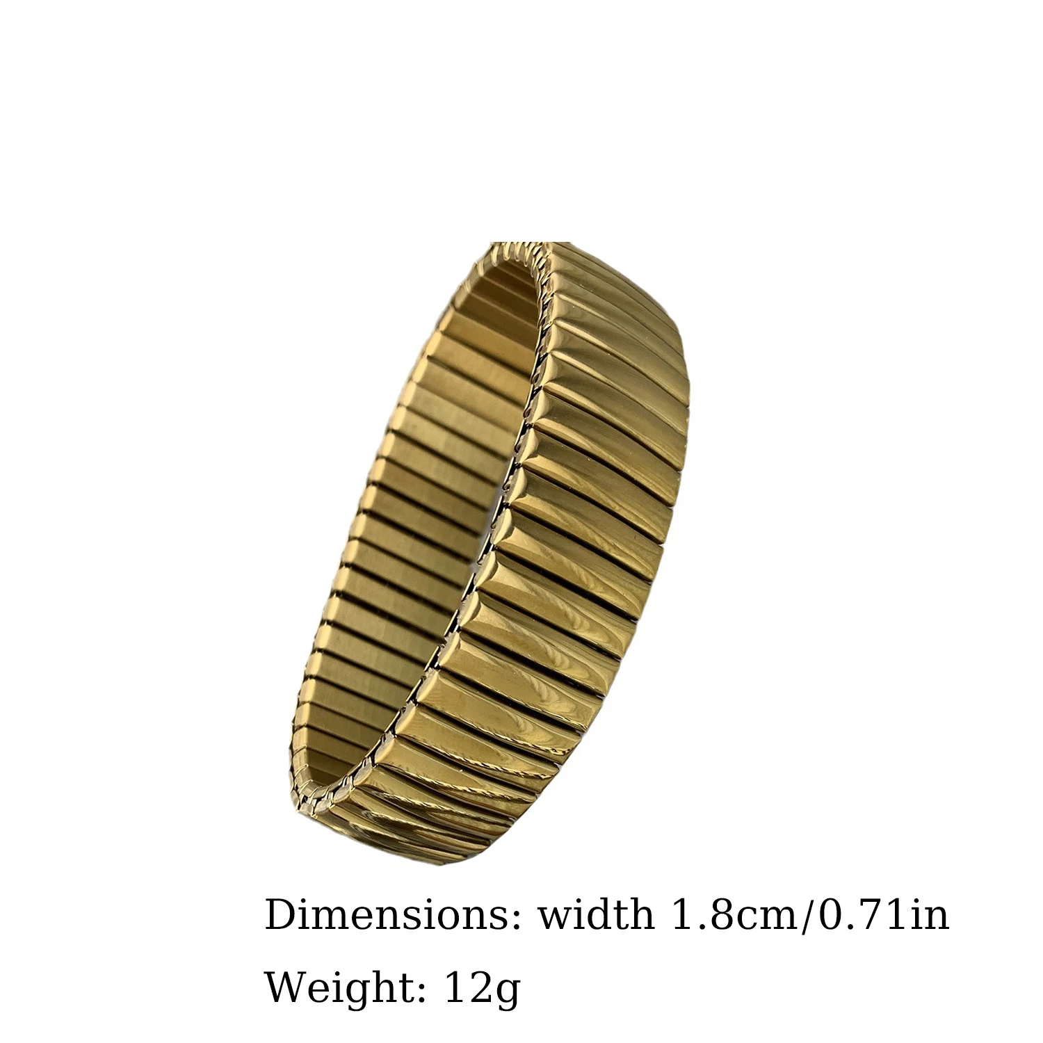 Titanium Steel Bracelet Premium Feeling Stretch Vintage Strap Bracelet Fashion Bracelet Gift for Women Men image 6