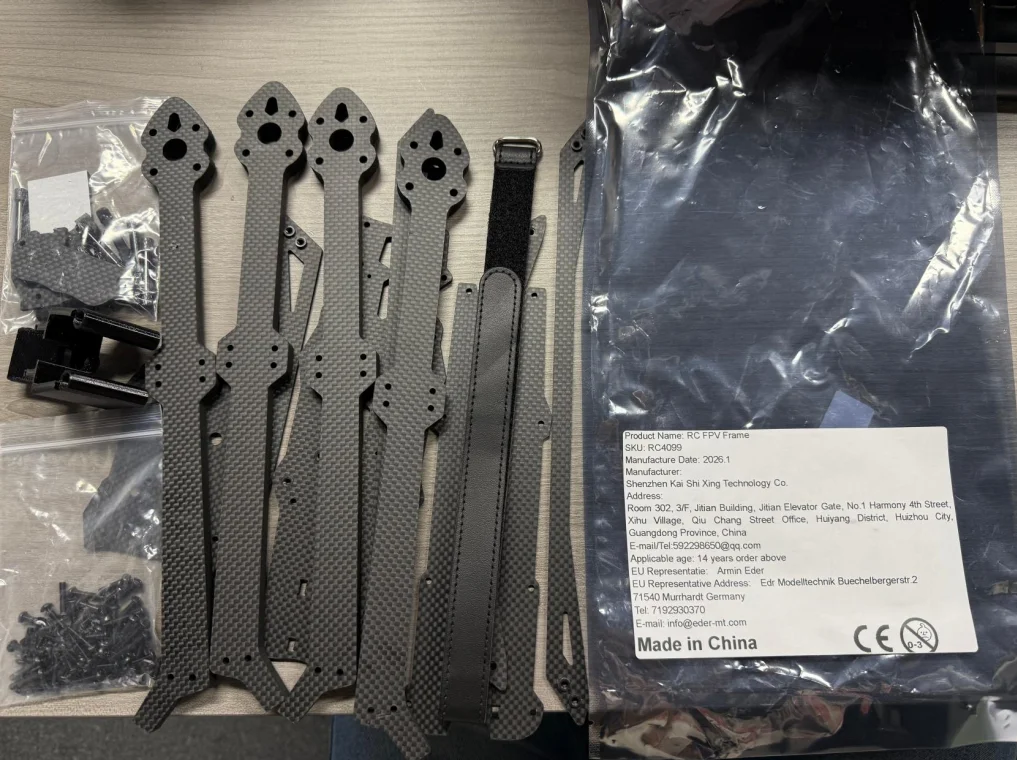 MARK4 FPV Carbon Fiber Frame V3 Pro Kit 13inch 570mm 15inch 680mm 8mm Arm Lightweight & Durable for FPV Freestyle Quadcopter