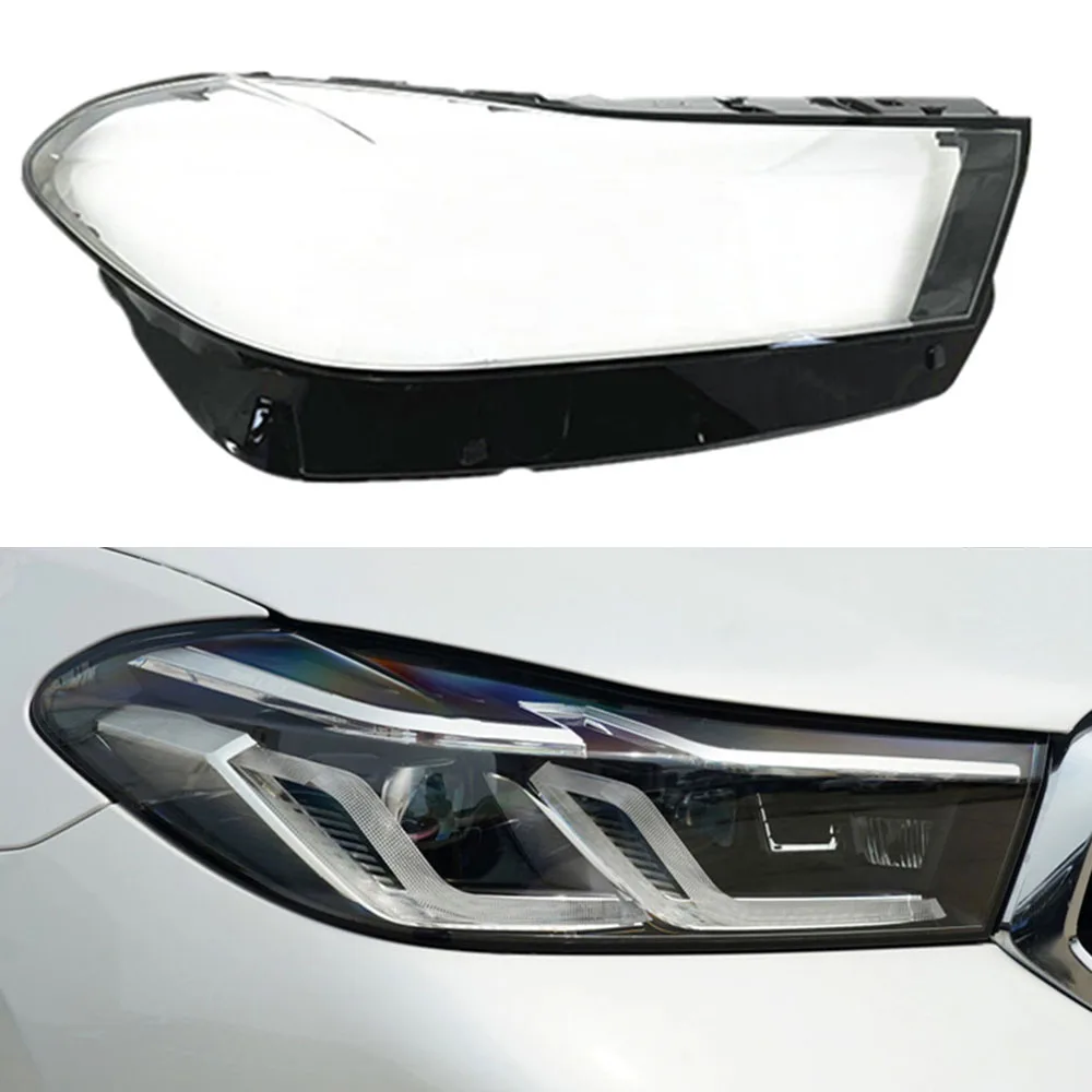 For BMW 6 Series GT G32 2021 2022 Car Headlight Cover Lens Glass Shell Front Headlamp Transparent Lampshade Auto Light Lamp Caps