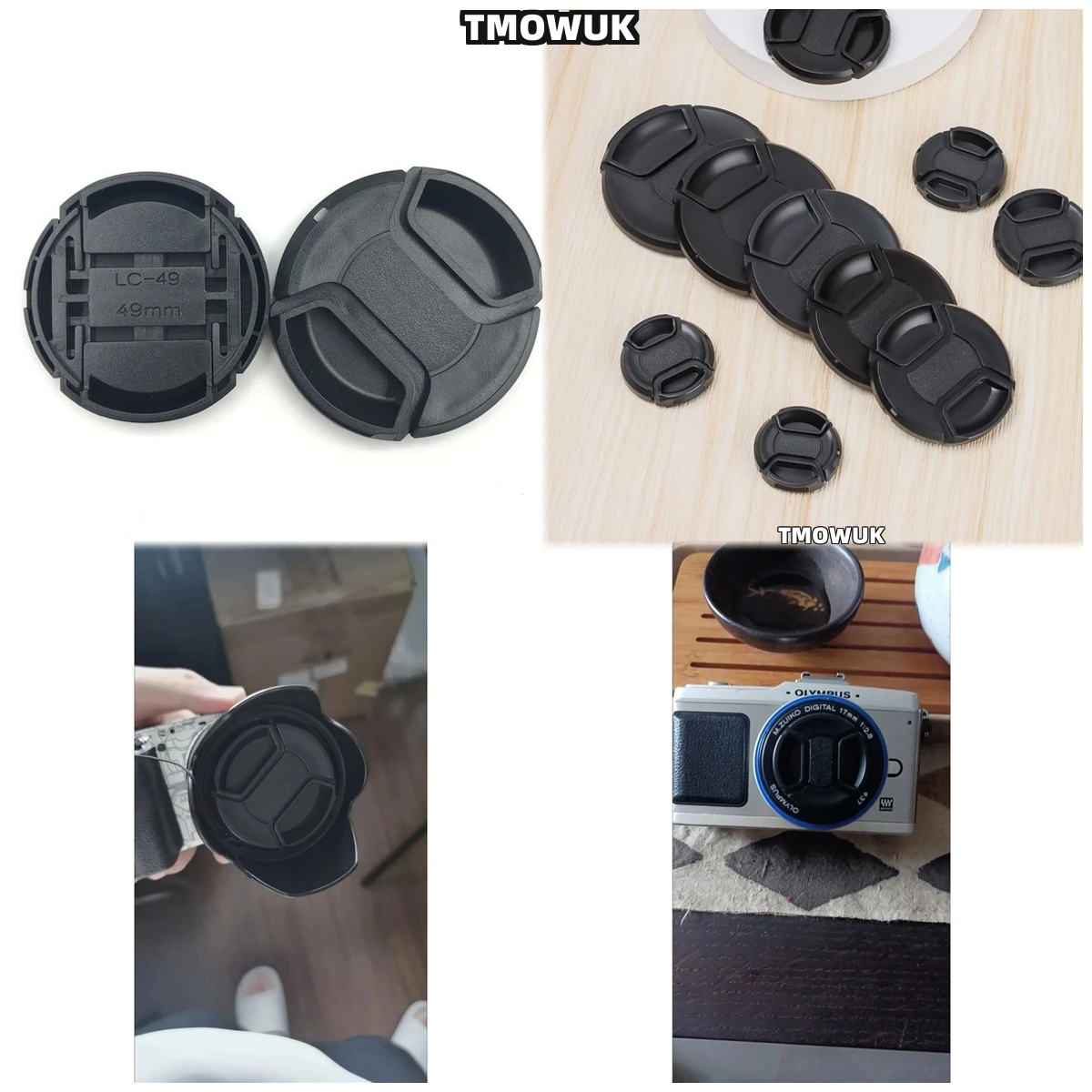 

For SONY A500 A7S A7R3 A7C2 A560 A37 A68 A55V Camera Lens Cap Protective Cover Center Pinch Snap-on 49mm 52 55 58 62 67 72 77 82