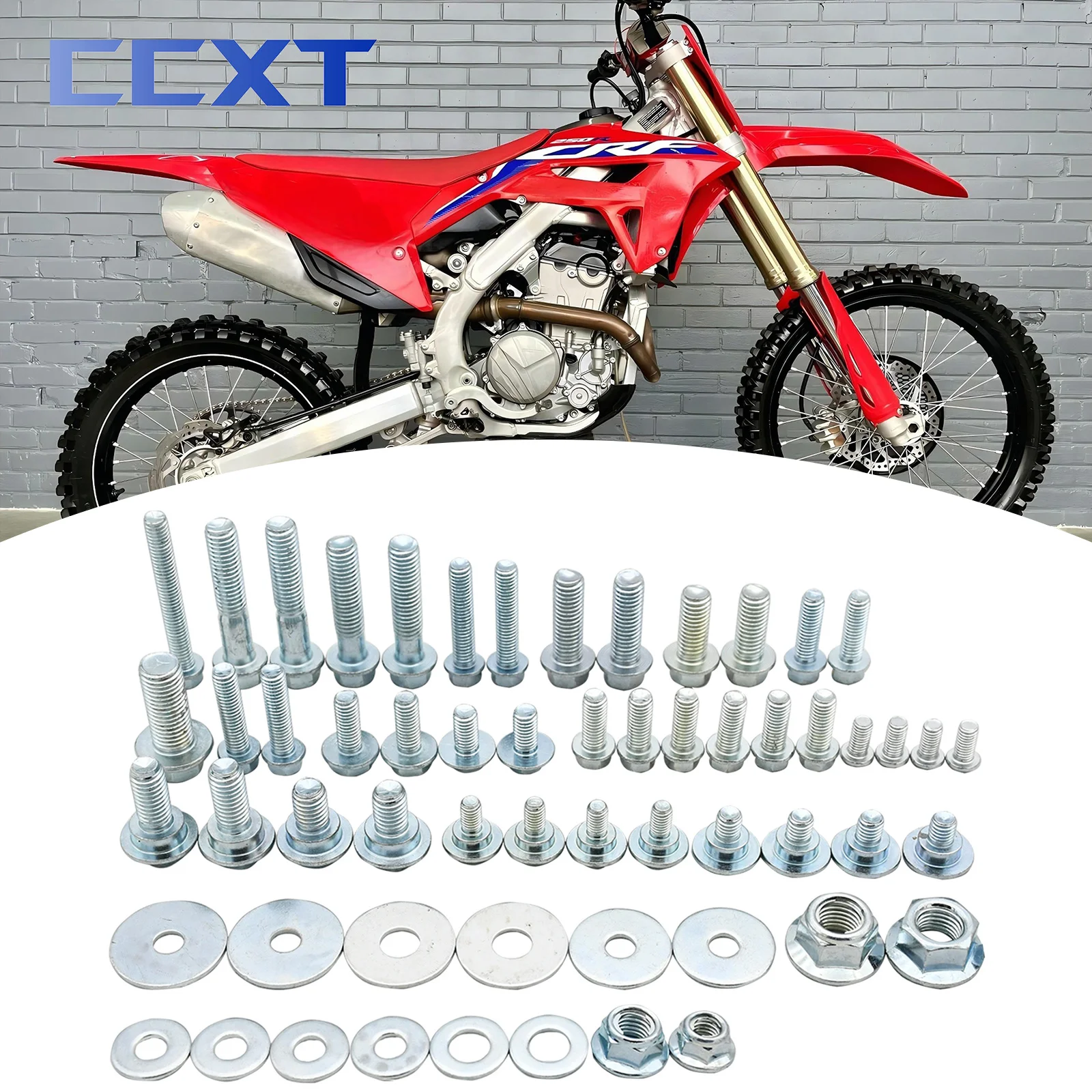 Motorcycles Fairing Fender Screw Bolt Kit Fastener Set For Honda CR125 CR250 CRF250R CRF450R CRF250X CRF450X CR CRF 125-500 2023