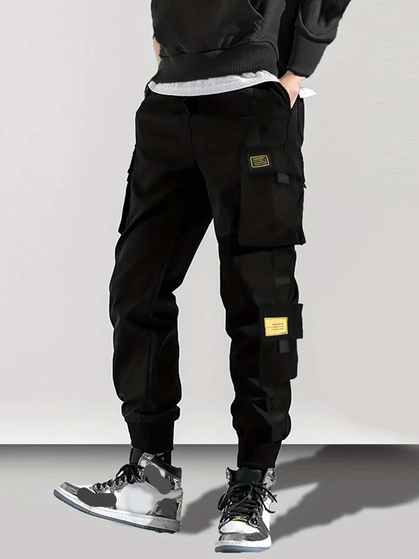 

New Cotton Men Cargo Pants Khaki Casual Men Tactical Joggers Cargo Multi-Pocket Fashions Black Army Trousers Work Wear