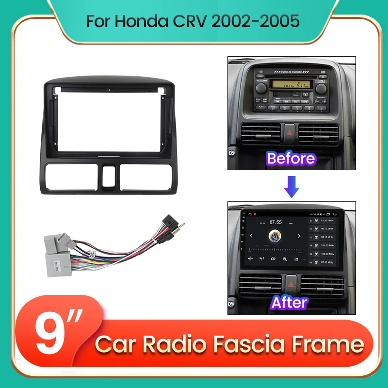 

Car Multimedia Player Frame Cable for Honda CRV 2002 2003 2004 2005 Applicable To 9 Inch Android Host Radio Fascia Bracket Wire