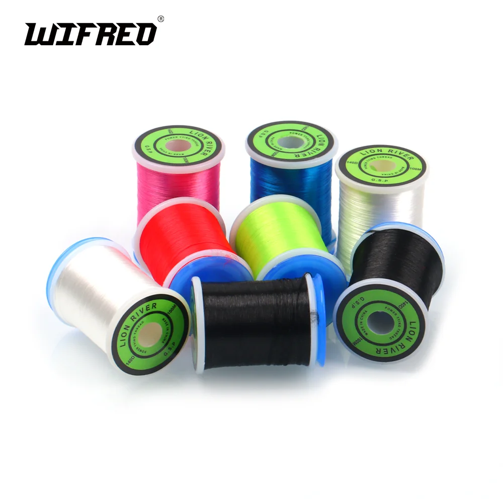 

Wifreo 2spools 140D GSP Fly Tying Threads Polyethylene High Tensile Floss Line Fly Tying Material For Bass Pike Saltwater Flies