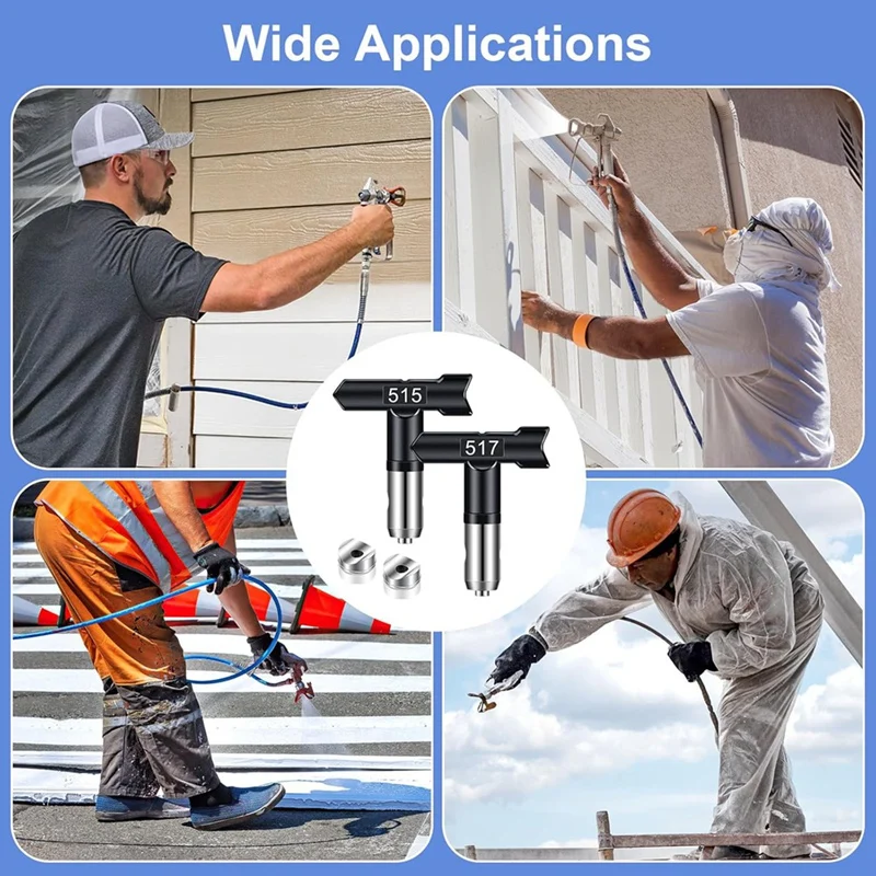 Airless Paint Sprayergun, 5 Pcs High Pressure Airless Spraygun Kit For Airless Spraying Machine