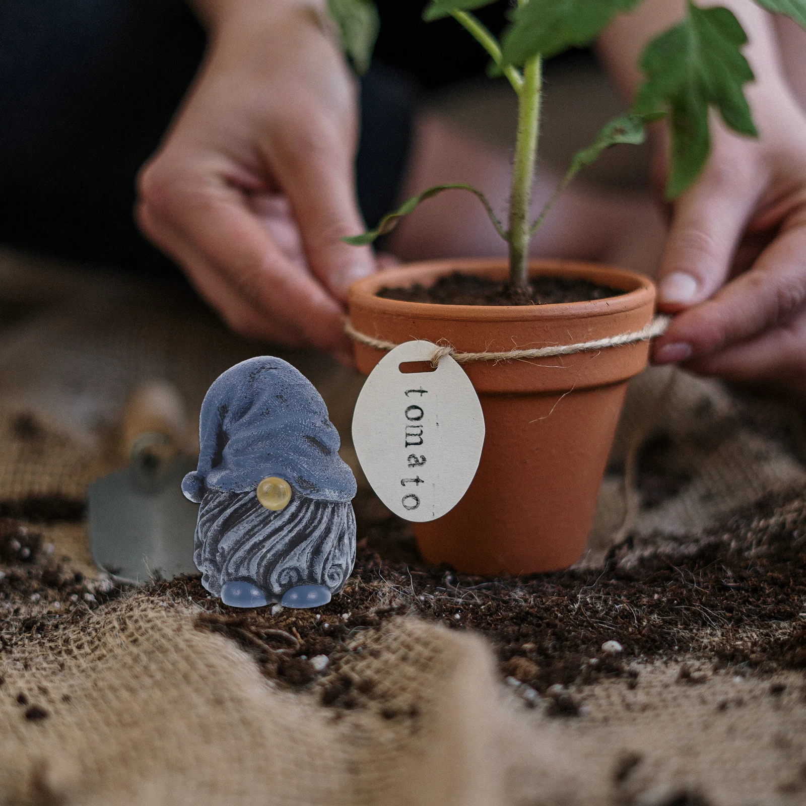 

Christmas Gnome Ornament in Mini Size Resin Made Festive Decorative Piece for Indoor Outdoor Celebration Decoration Collection