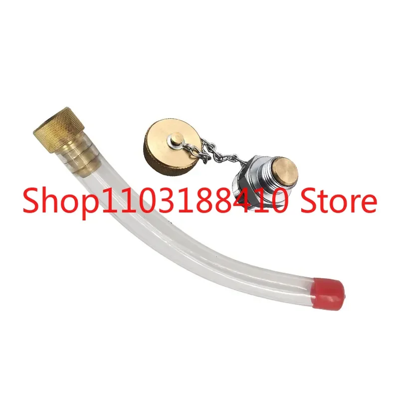 Oil Drain Pipe Screw Valve Switch Oil Drain Pipe Excavator Parts for EC140 EC210 EC290 EC360 EC460