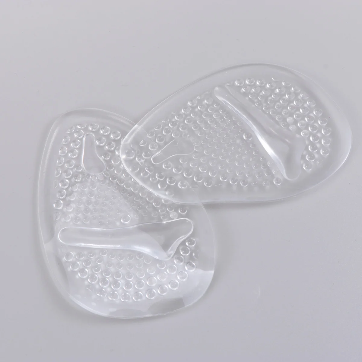 

2 Pairs Of Comfortable Gel Material Insole For High Heel Shoes And Sandals With Rough Surface