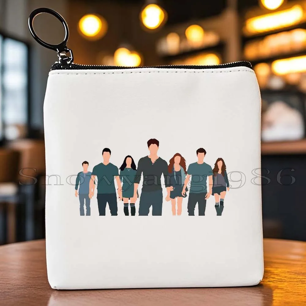 الفيلم الكلاسيكي The Twilight Saga إدوارد وبيلا في سن المراهقة وولف قماش محفظة نسائية للعملات المعدنية حقيبة تخزين حافظة للبطاقات محفظة سستة الحقيبة