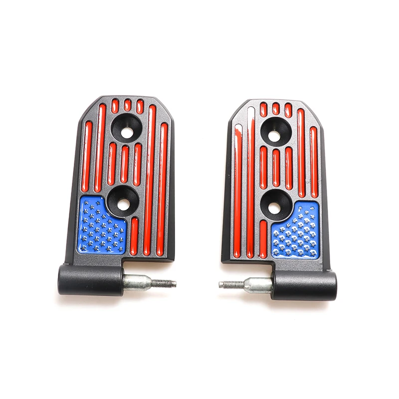 

2022 HOT Car Accessories Exterior Decoration Door Hinge Cover Trim (USA flag) for Jeep Wrangler JL 4 Door