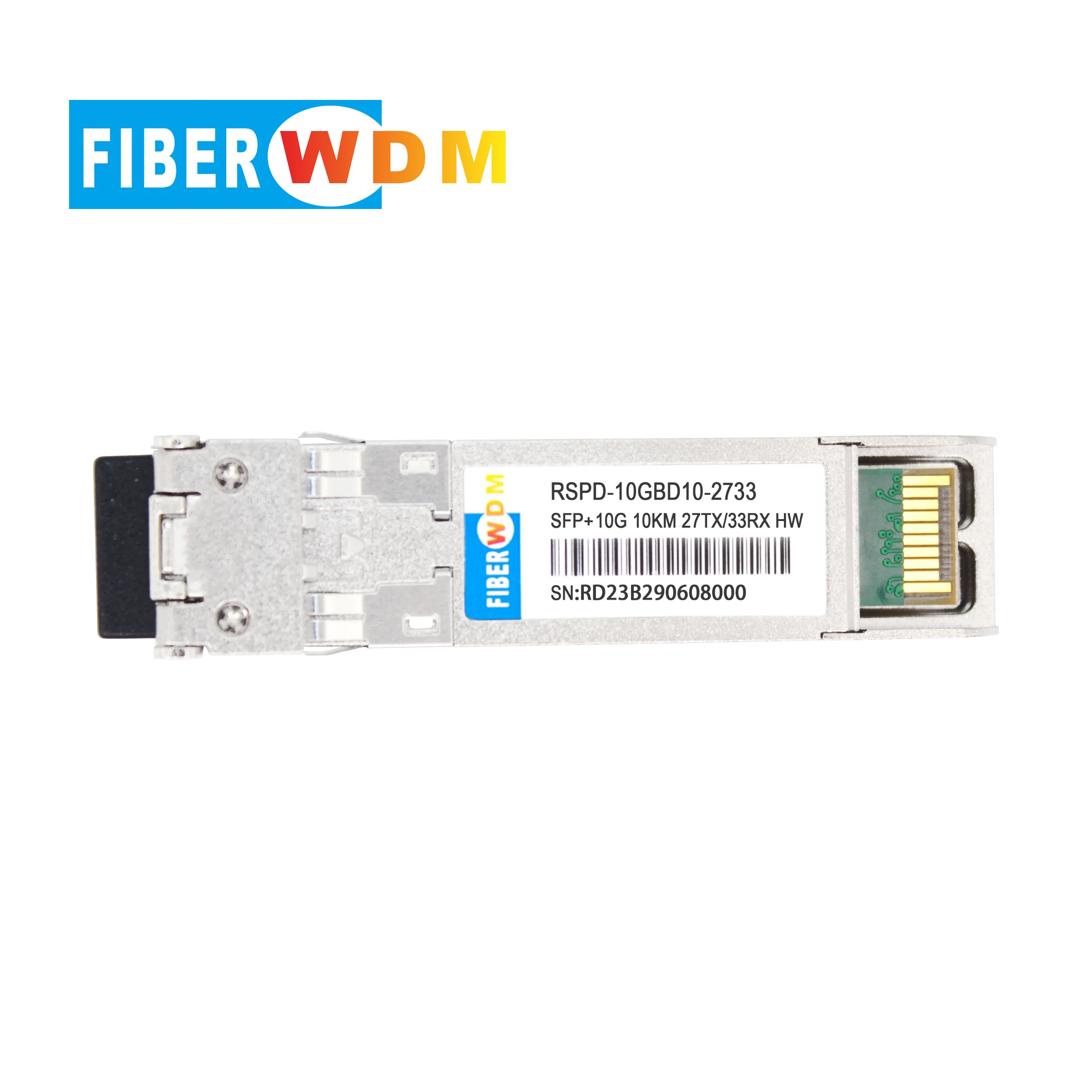 FIBERWDM 10Gb BiDi SFP Transceiver Module Tx1270/Rx1330nm 10KM 20KM 40/60KM LC WDM SFP+ Optical Module for Mikrotik/Huawei