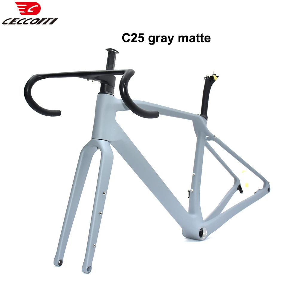 Carbon Gravel Bike Frame Disc Brake Road Bike Frameset 700 * 47C Cyclocross Fully Hidden Cable Bicycle