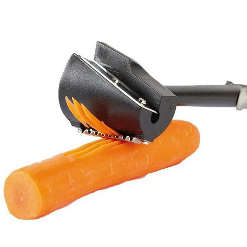2X Multifunctional Cucumber Carrot Curler Sharpener Spiral Grater Peeler Slicer Grater Vegetable Planer Kitchen Helper image 5