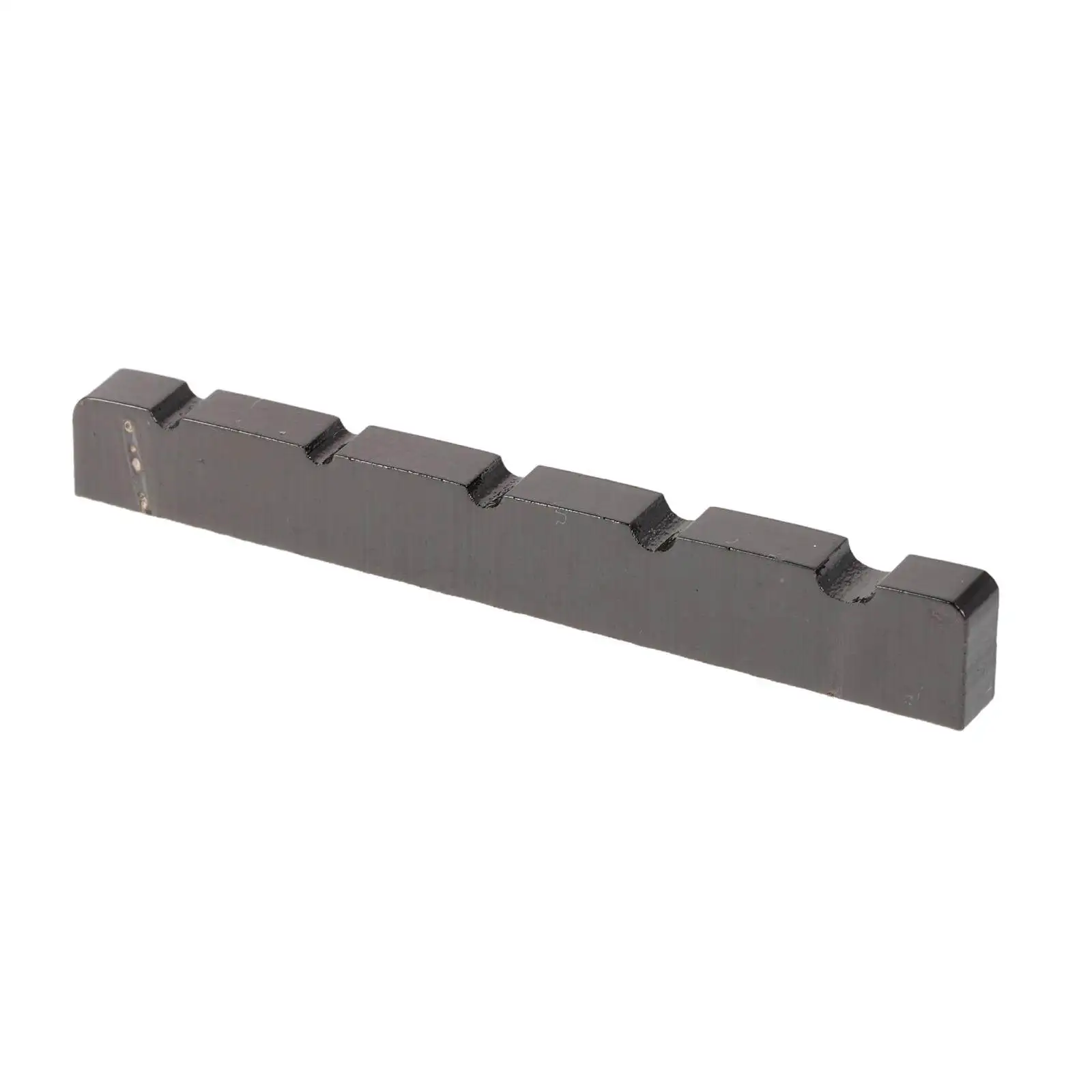 Bass Guitar Nut Pre-Slotted Stainless Steel 5-String Electric Flat Bottom Replacement Part String Stability for view 4