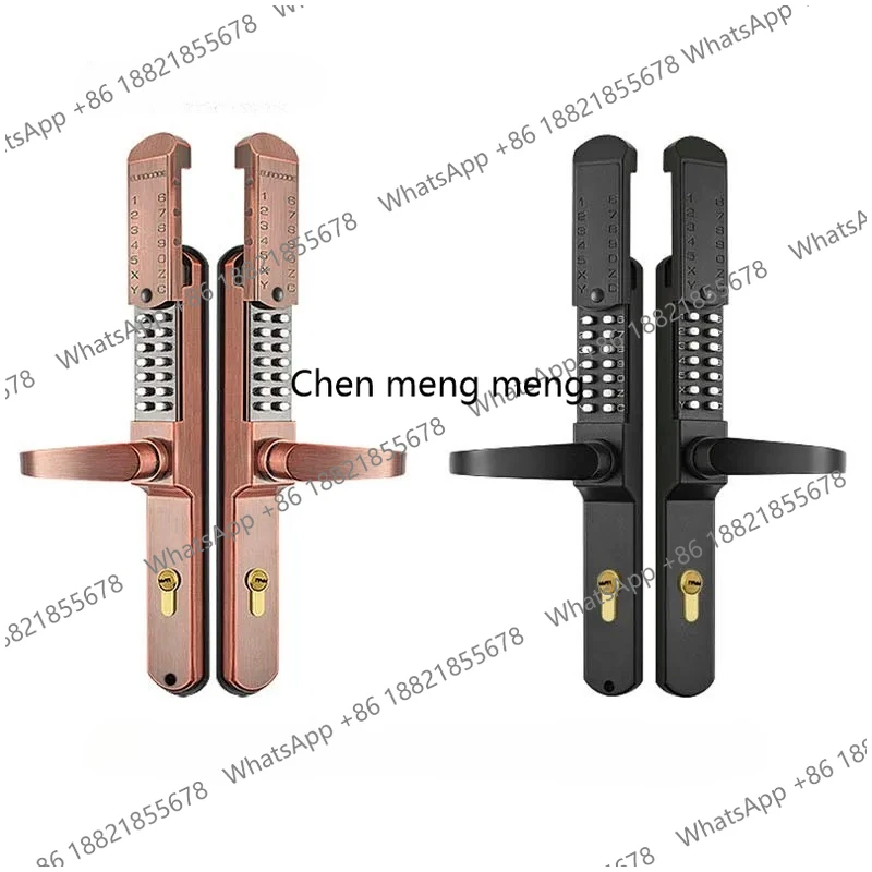 Waterproof Outdoor Gate Smart door Lock For Aluminum Fence Gate Battery Free Mechanical Lock