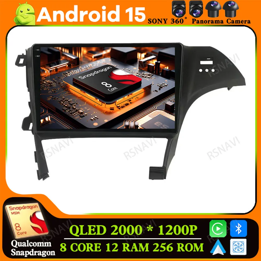 

Android 15 for Toyota Prius 3 XW30 2009 - 2015 DVD QLED BT Car Radio Viedo Player Multimedia GPS DSP Head Unit Stereo 4G LTE