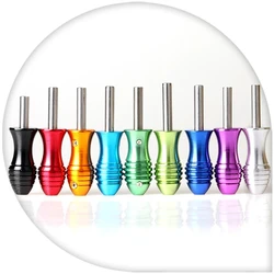 1PCS 25MM Fish Shape Aluminum Alloy Grip Tattoo Machine Supplies Handle Gun Tube Tattoo Tools
