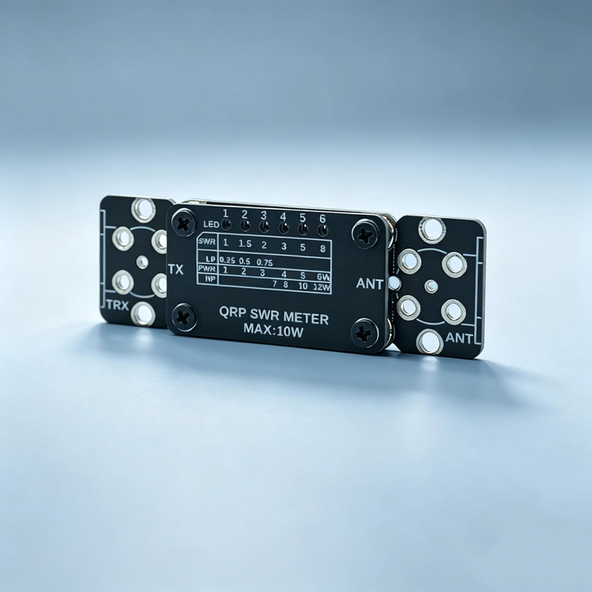 3-30MHz DIY 12W Standing Wave Ratio SWR Power Meter Kit, Suitable For Shortwave Radio Debugging
