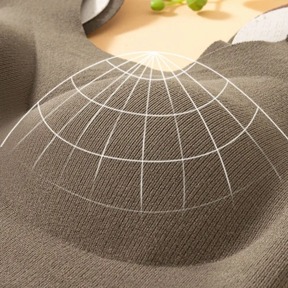 U-neck Right-angle Shoulder Vest Seamless Sleeveless Shoulder Pad Warm Vest Bottoming Shirts Winter Autumn Thermal Underwear