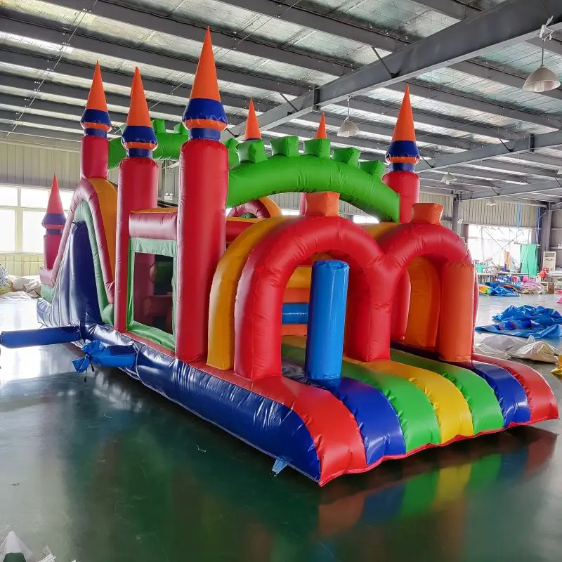 

Children's Playground Inflatable Castle Slide | Outdoor Large Combination | Safe And Durable | Suitable For Parties And Events