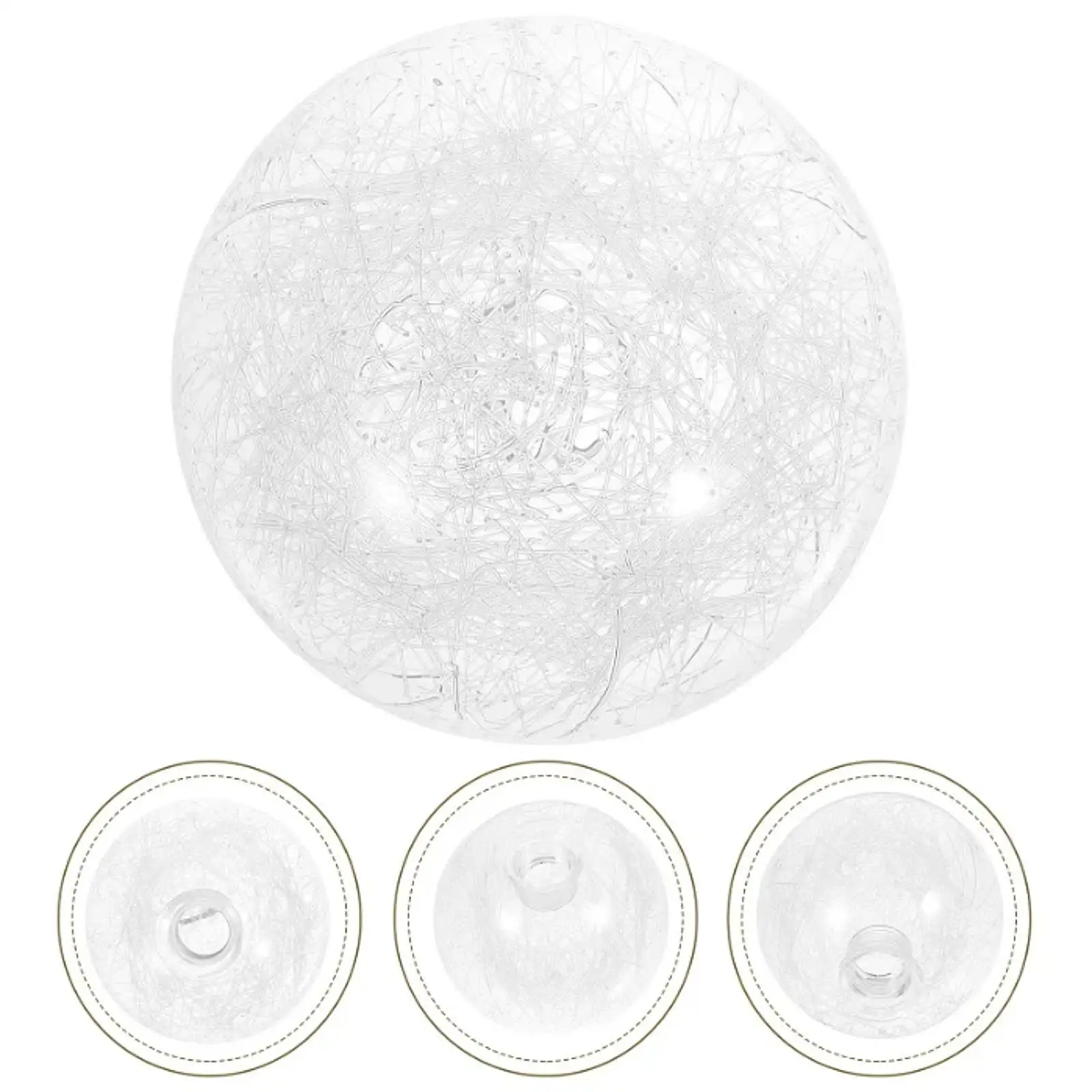 Globe Glass Lamp Shade G9 Base Decorative Pendant Light Cover for Desk Lamp Bedroom Home Lighting