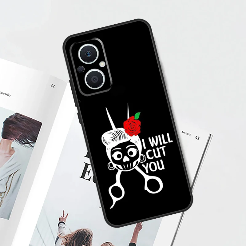 Hair Stylist Hairdresser Funda For OPPO Reno 10 Pro 8 4 5 6 7 Lite 8T 4Z 5Z OPPO Find X5 Pro X3 X2 Neo X6 Pro Case