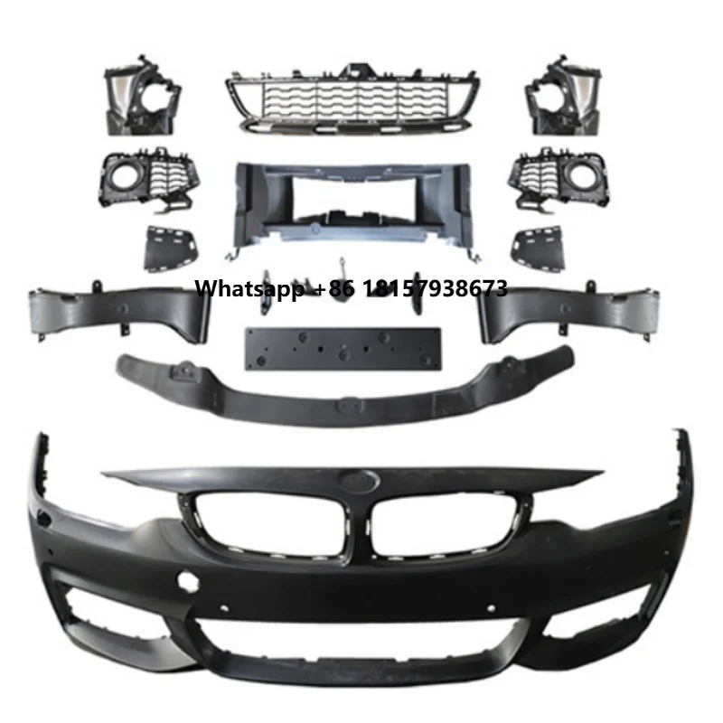 

Front Bumper Lip Spoiler for 4 Series 2013-2020 F32 F33 F36 420i 430i Front Lip Spoiler Guard Protector Cover Body Kit
