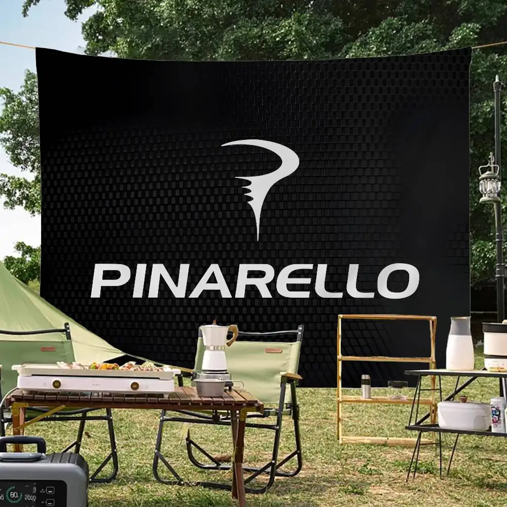 P-Pinarellos High End Quality Banner Printing Artistic Atmosphere Style Camping Flag