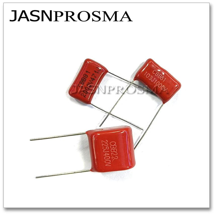 JASNPROSMA CBB capacitor passo 15MM 1600V 2000V 2KV 500PCS 1NF 1.5NF 1.8NF 2.2NF 2.7NF 3.3NF 102J 152J 182J 222J 272J 332J 5%