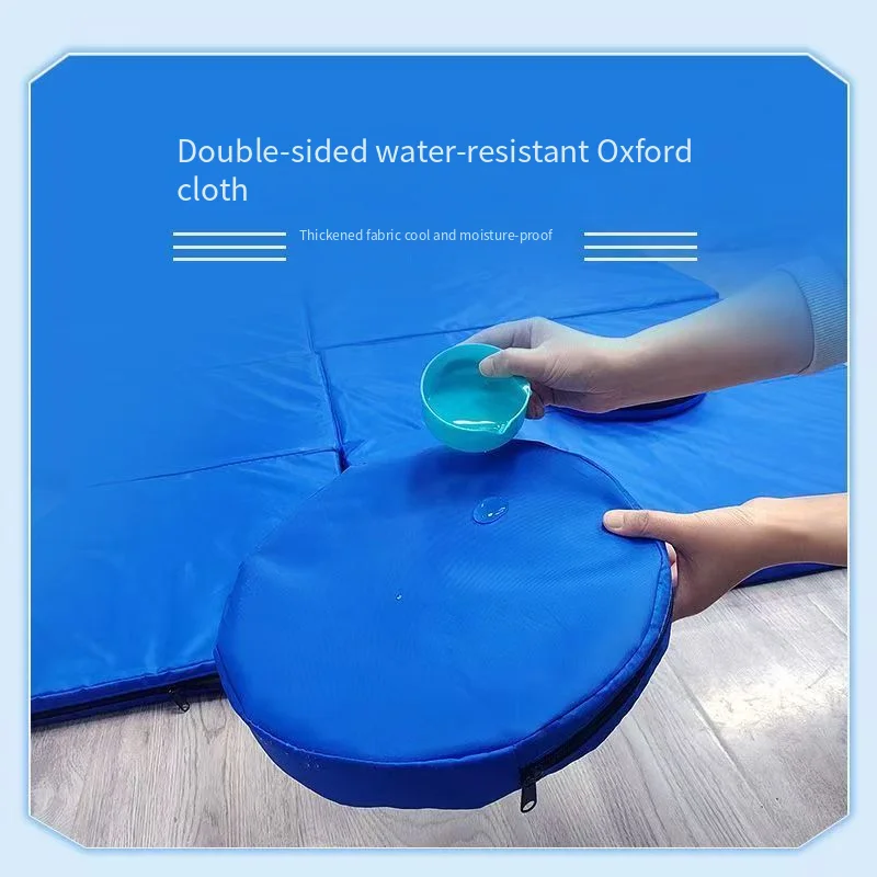 Portable Insulated Ice Fishing Mat - Thickened Oxford Waterproof Warm Sleeping Pad for Winter Tent Camping & Fishing Gear