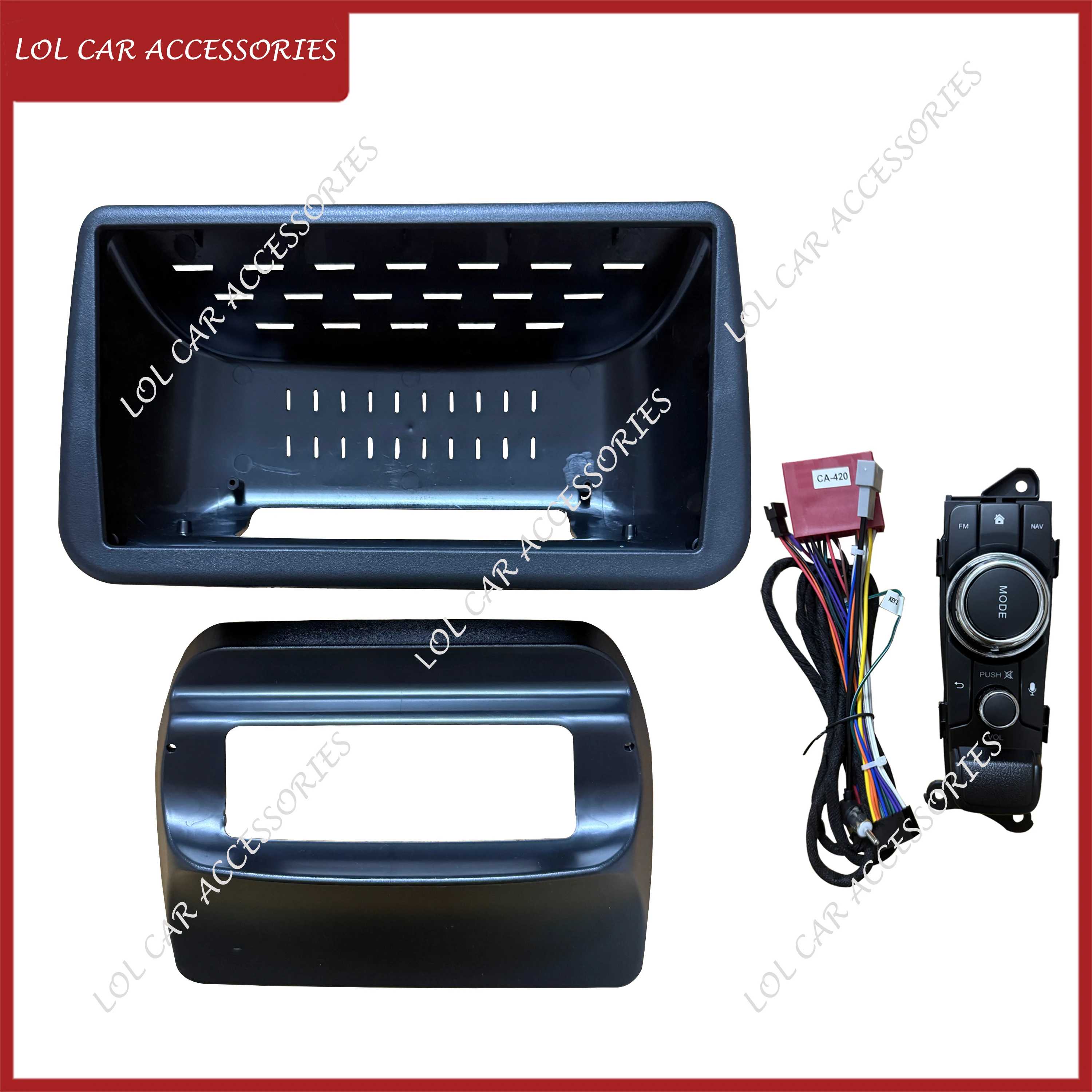 9 Inch For Mazda 2 CX3 CX-3 2014-2021 with Mouse Car Radio MP5 GPS Android Player Stereo 2 Din Head Unit Fascia Panel Frame