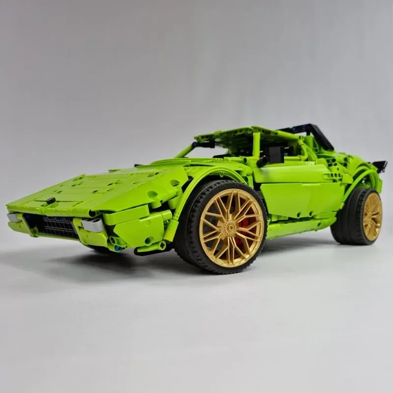 New Technical 1974 Supercar  MOC-93183  HF Fit Sports Combination Building Block Bricks Model boy Kids Birthday Toy Gifts