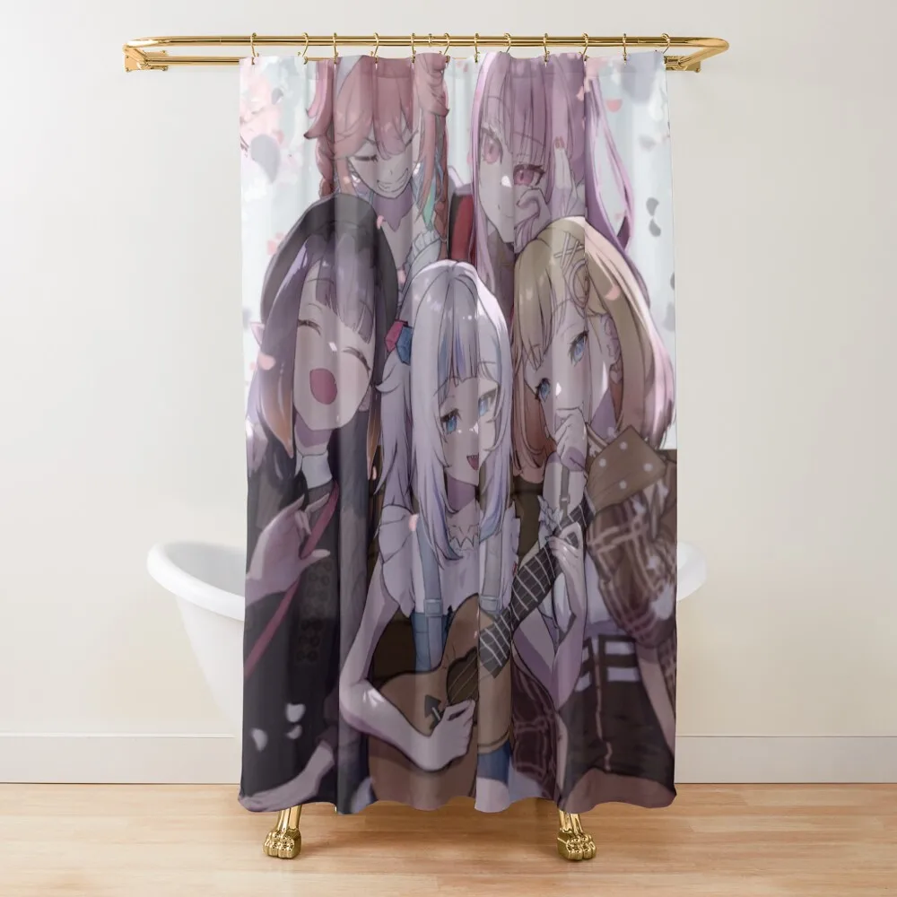 

HoloMyth karaoke together Shower Curtain Cover Shower For Bathrooms Window For The Bathroom Curtain