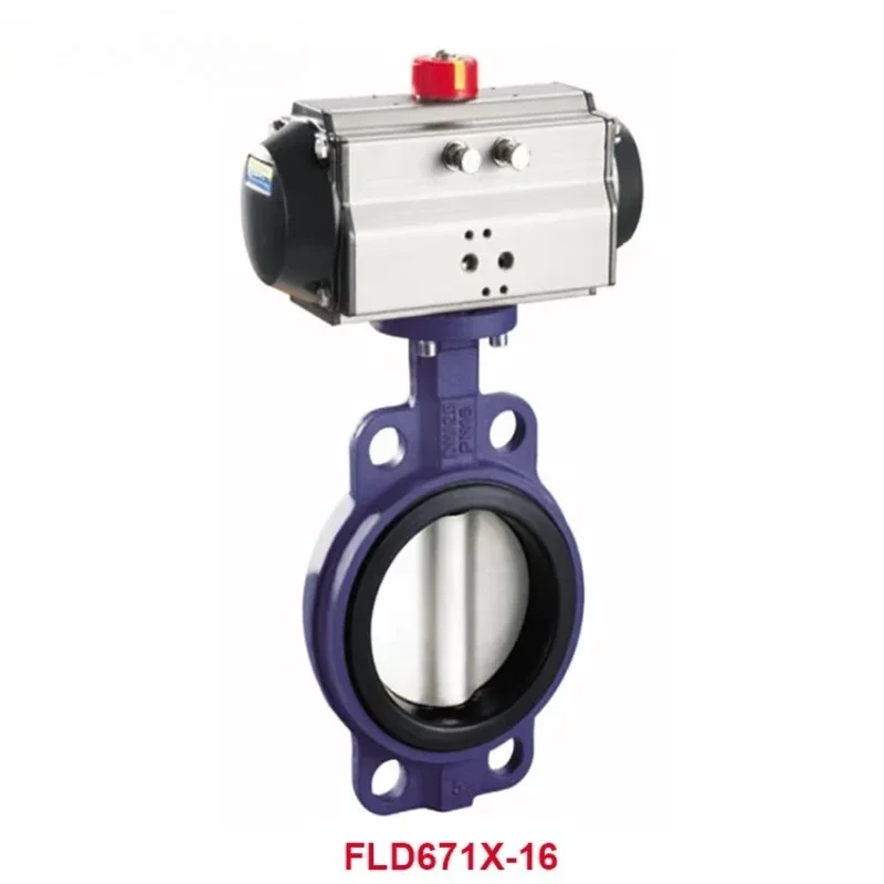 

DN50-DN200 Cast Iron Pneumatic Control Rubber Lined Butterfly Valve