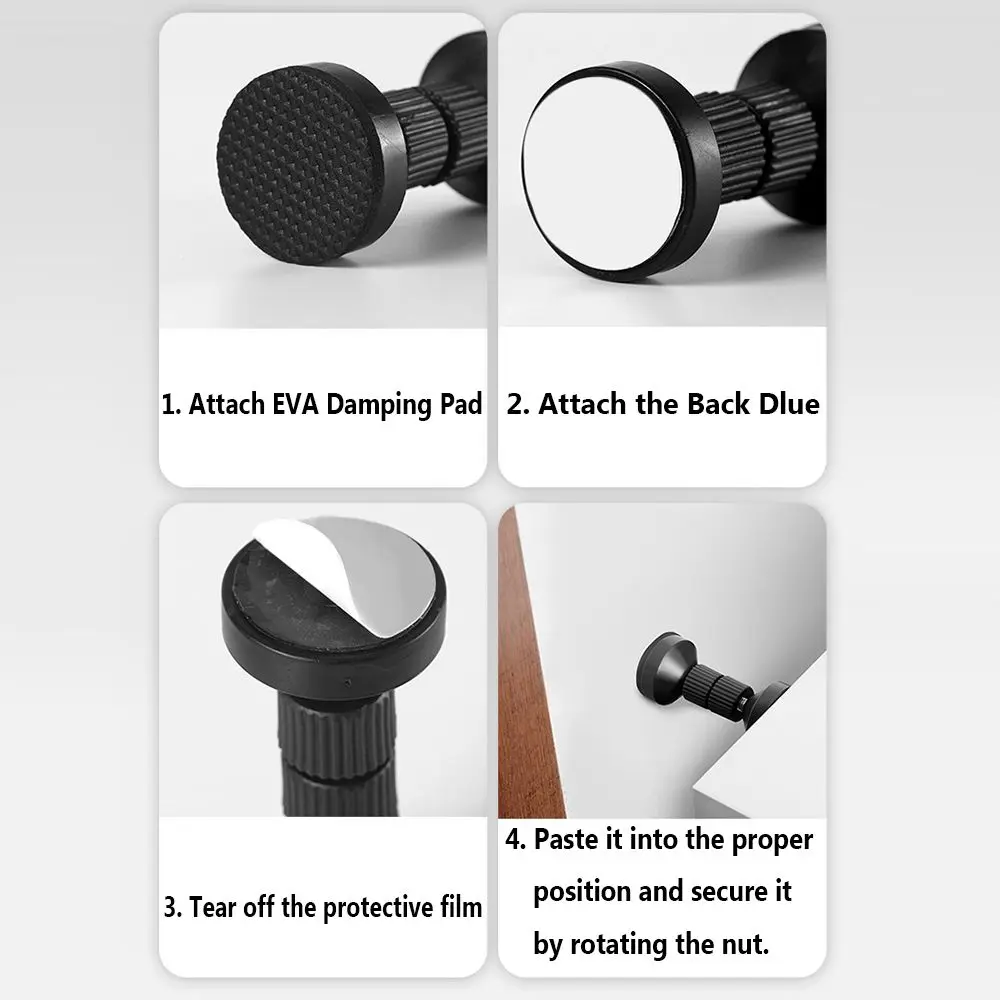Adjustable Thread Telescopic Support Bedside Anti-Shake Tool Bed Frame Headboard Stopper Funiture Stabilizer