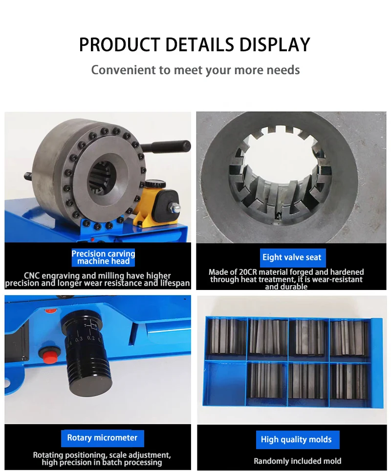 Hydraulic manual tube shrinking machine, high-pressure explosion-proof tube press machine, oil pipe sleeve crimping machine
