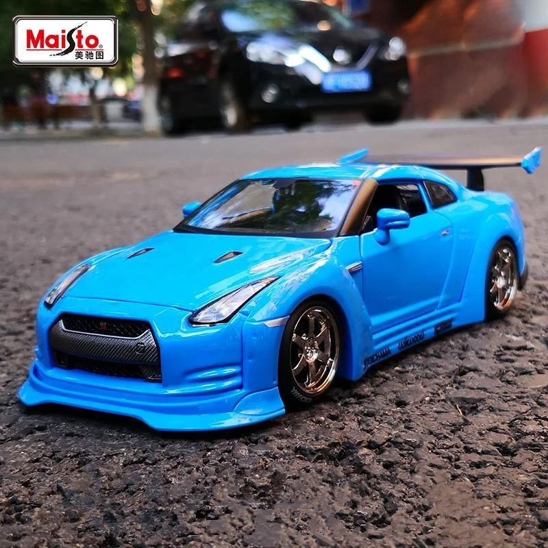 

Maisto 1:24 2009 Nissan Skyline Ares GT-R Tokyo Drift Alloy Sports Model Diecast Metal Toy Racing Car Model Simulation Kids Gift