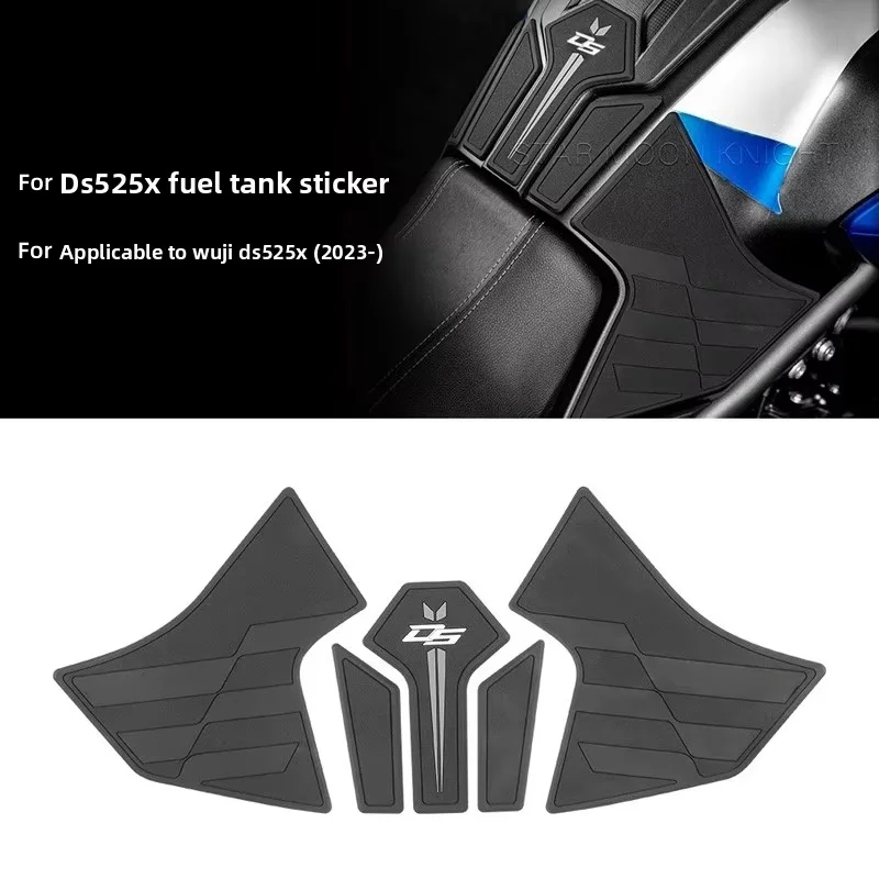 

Fuel Tank Stickers For Loncin Voge DS525X DSX 525 2023- 525DSX Motorcycle Side Tank Pad Decal Anti-slip Protector Pads