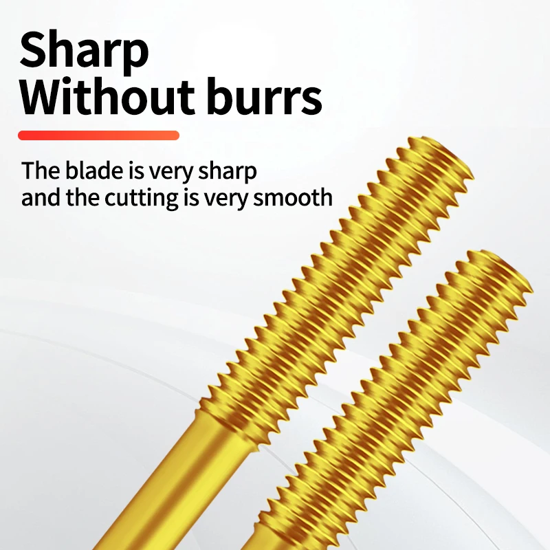 BOSS TAPS HSSE-M42 JIS Standard Long Shank 100L Roll Forming Tap UNC 2-56 4-40 6-32 1/4 UNF 0-80 10-32 Machine Screw Thread Taps