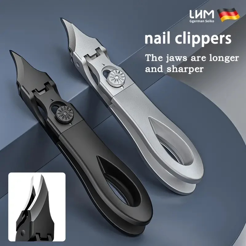 

Extra-Long Beak Nail Clippers Thick Nail Toe Nail Scissors Heavy Duty Stainless Steel Sliding Switch Nail Trimmer Nail Tech Must