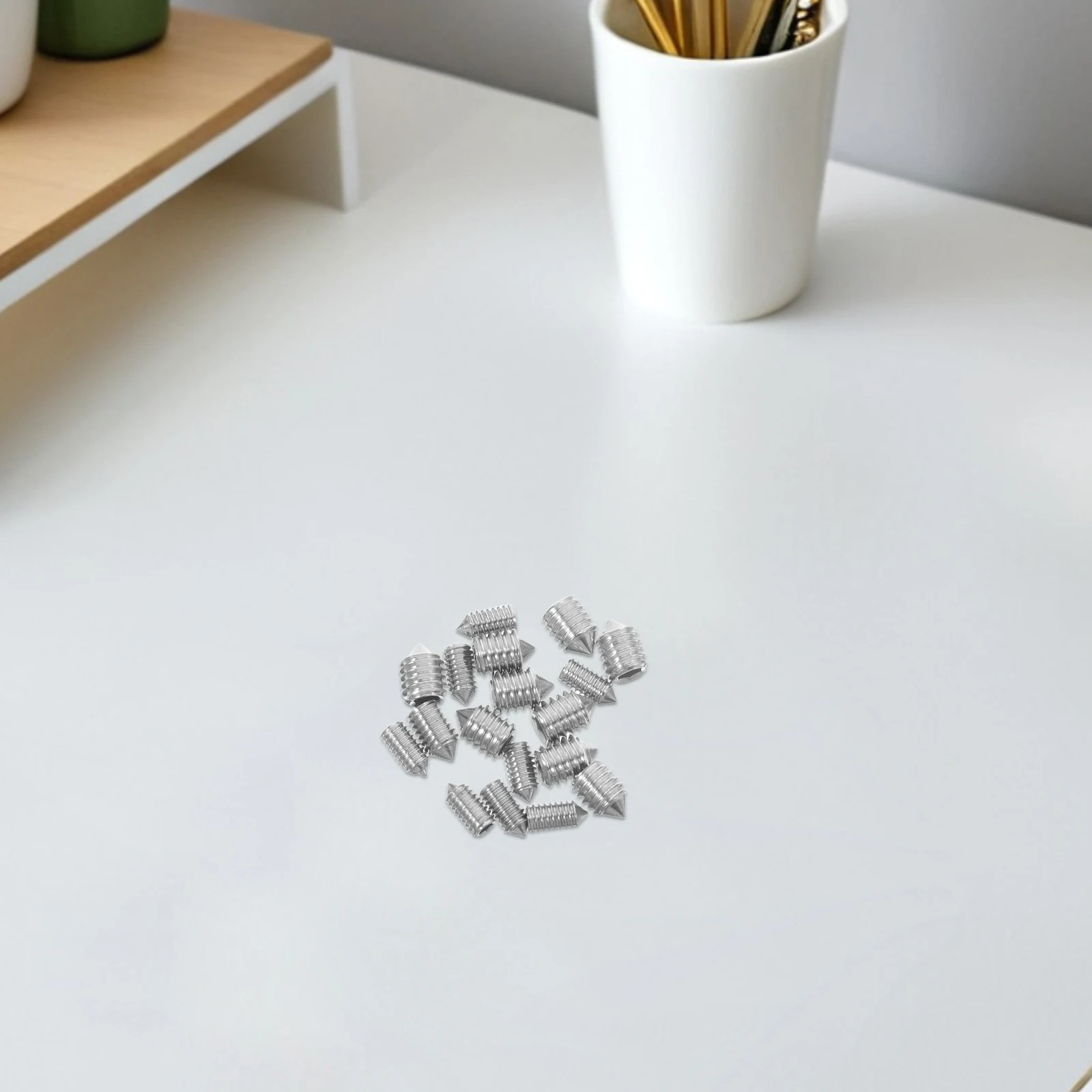 

20Pcs Bathroom Towel Rack Screws Reliable Easy Installation for Bathroom Kitchen Closet Towel Bar Replacement Hardware