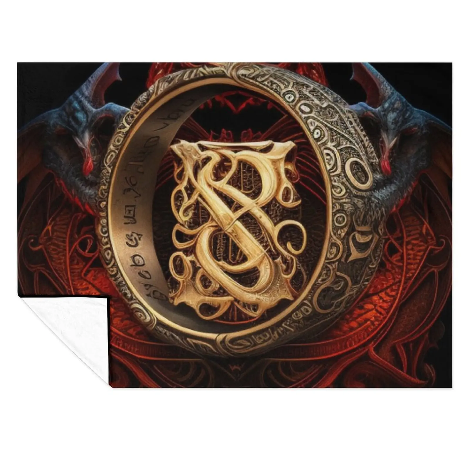 

lord of the rings Throw Blanket Giant Sofa wednesday Furry Luxury Thicken Blankets