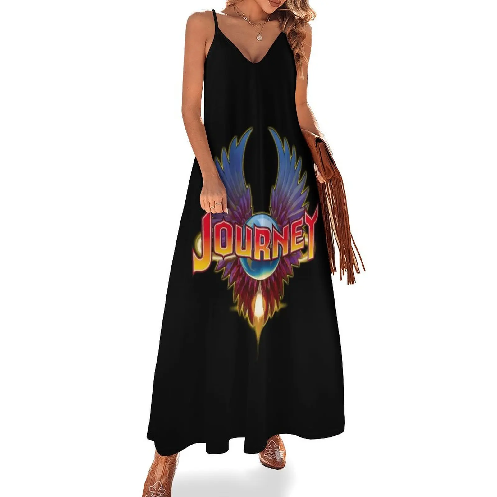 technology investment design <journey band,journey music,journey band,journey music> Sleeveless Dress