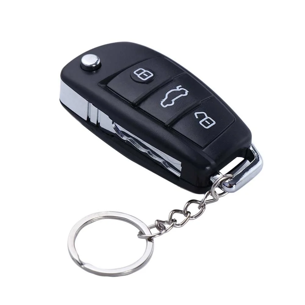 Black Electric Shock Car Key Prank Toy Keychain Practical Jokes Funny Trick Prank Toys For Children Kids Gift