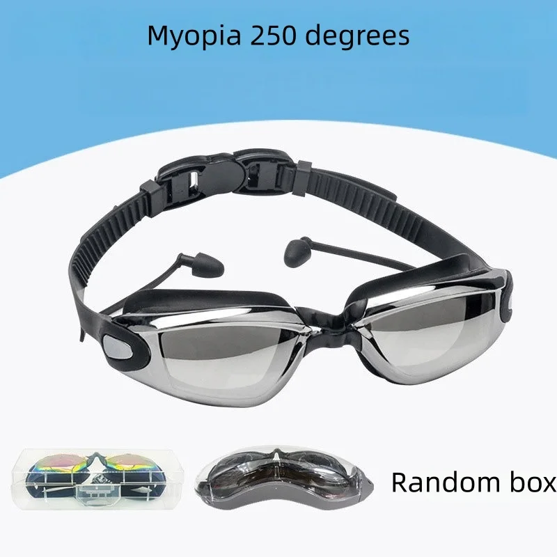 ARENA High-Definition Renn-Schwimmbrille mit Sehstärke für Erwachsene, wasserdicht, beschlagfrei, galvanisiert, Silikon-Schwimmbrille – Detail 13