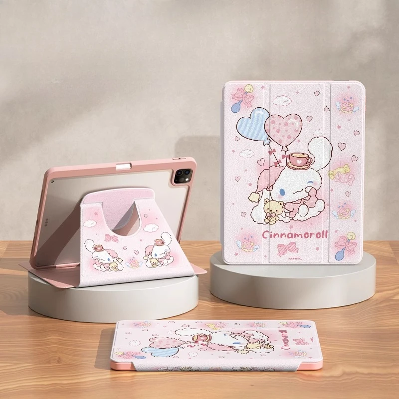 

Cinnamoroll for iPad Case Ipad Air3 4 5 10.9in M2 M3 Pro 4 5 6 12.9in M4 Protective case ipad8 9 10 A16 10.2in 11in Tablet Cover