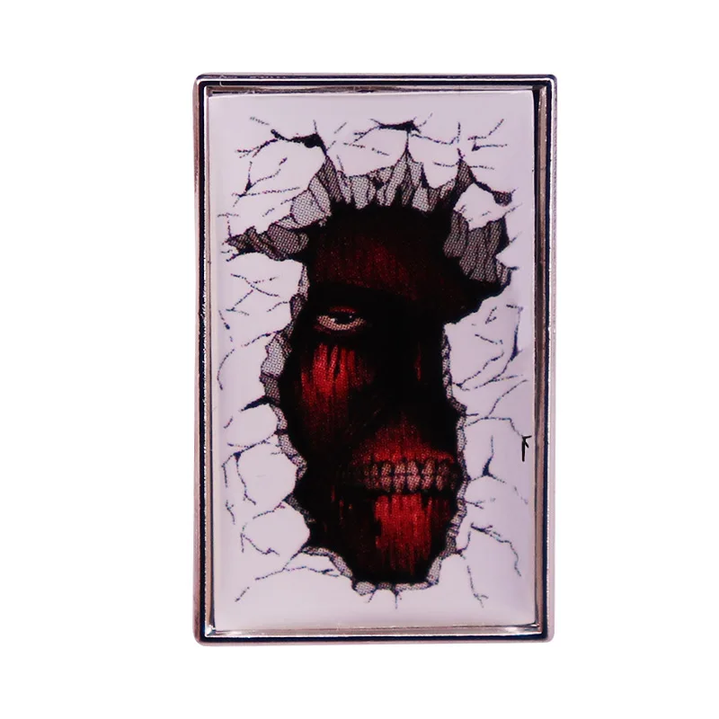 타이탄 라이벌 Ackerman Levi 브로치 애니메이션 및 만화 배지 열정적 인 애니메이션 배지 액세서리에 대한 공격