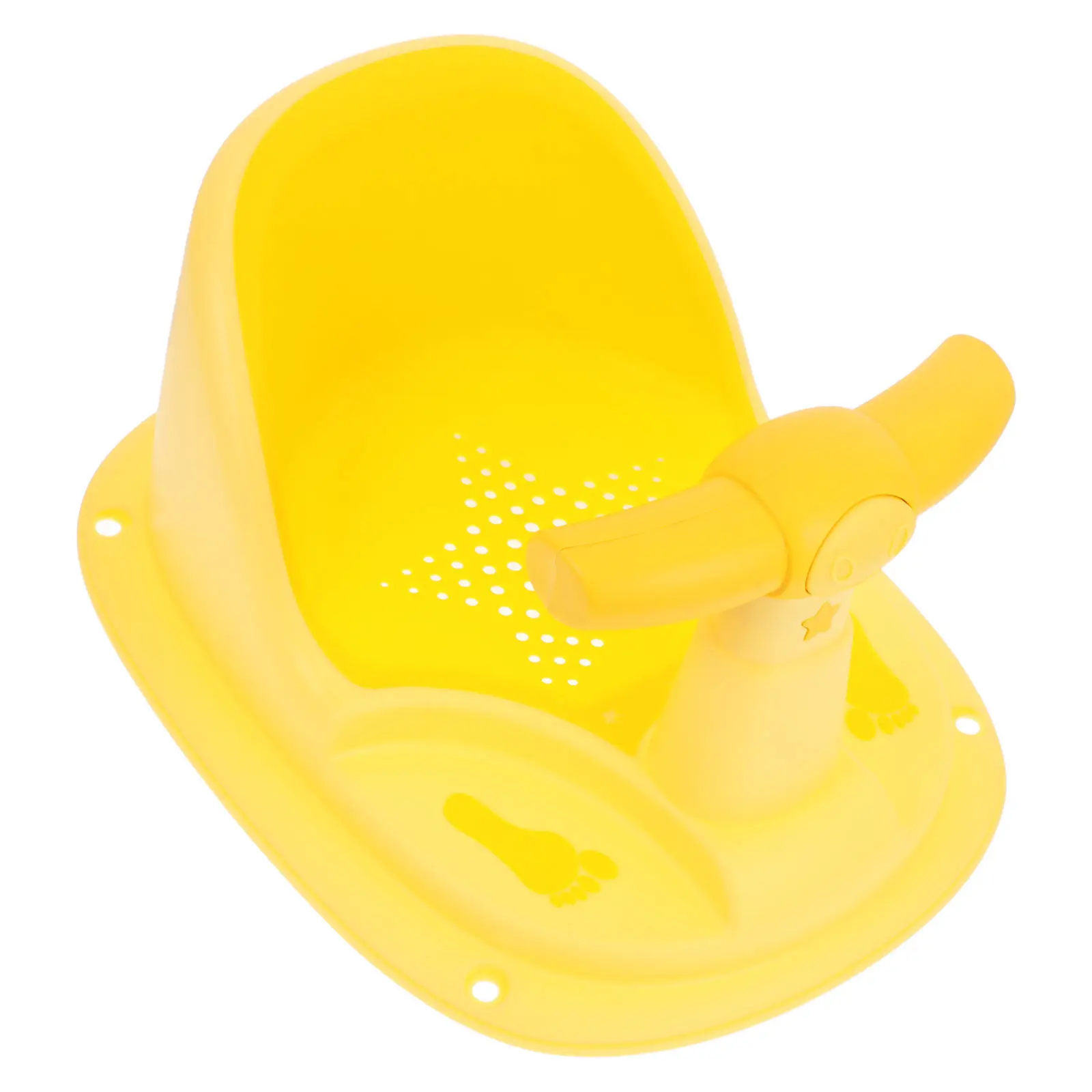 Baby Bath Seat Sturdy Soft Material Bathtub Chair for Babies Sit Up in Tub Toddler Bath Seat Adorable Design Safe Comfortable