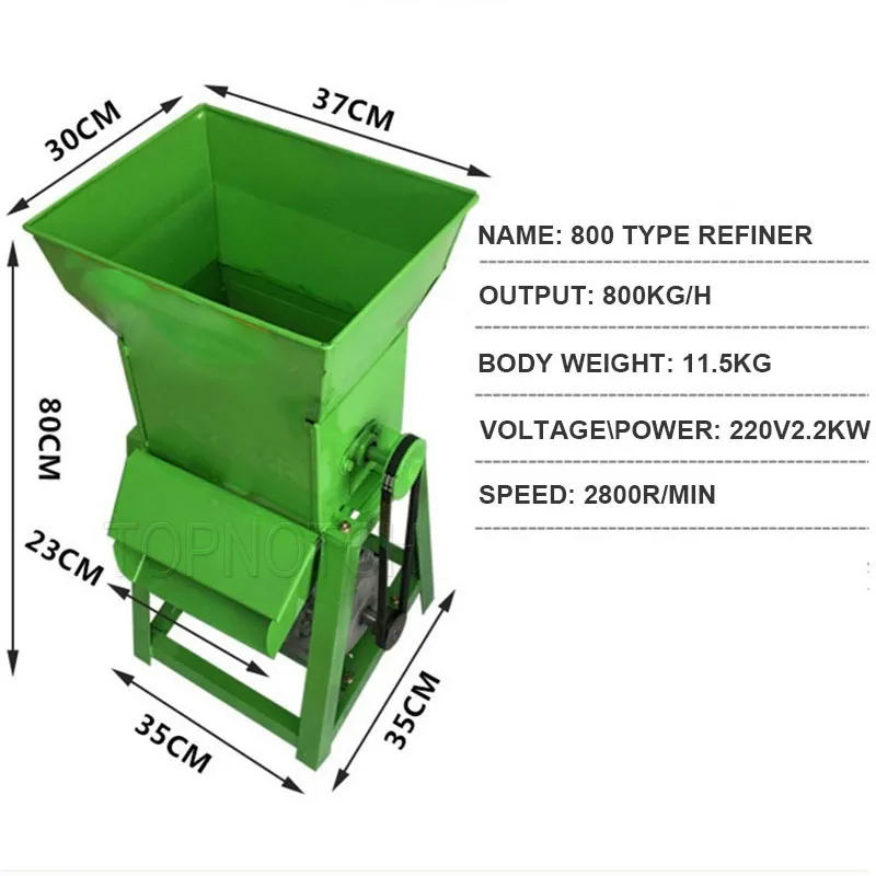 Maszynka do mielenia proszku Cassava Komercyjna elektryczna maszynka do mielenia słodkich ziemniaków Taro Wet Starch Pulping Refiner Extractor Separator